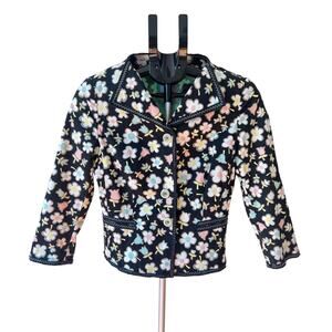 Moschino Cheap & Chic Floral Cotton Blazer - IT 42 / US 8 (Fits like S)